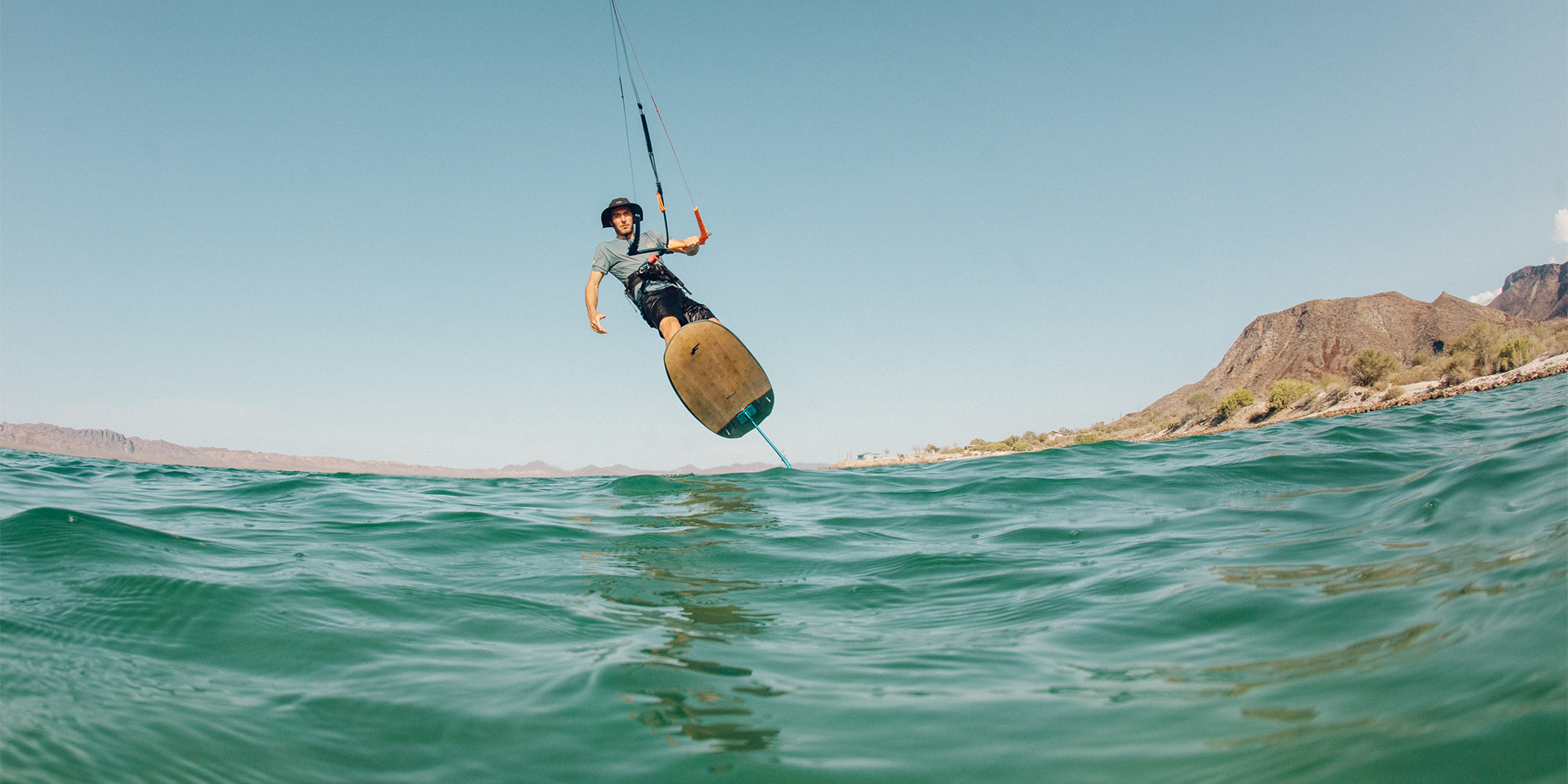 F-One Slice Bamboo Foil Kite Surfboard