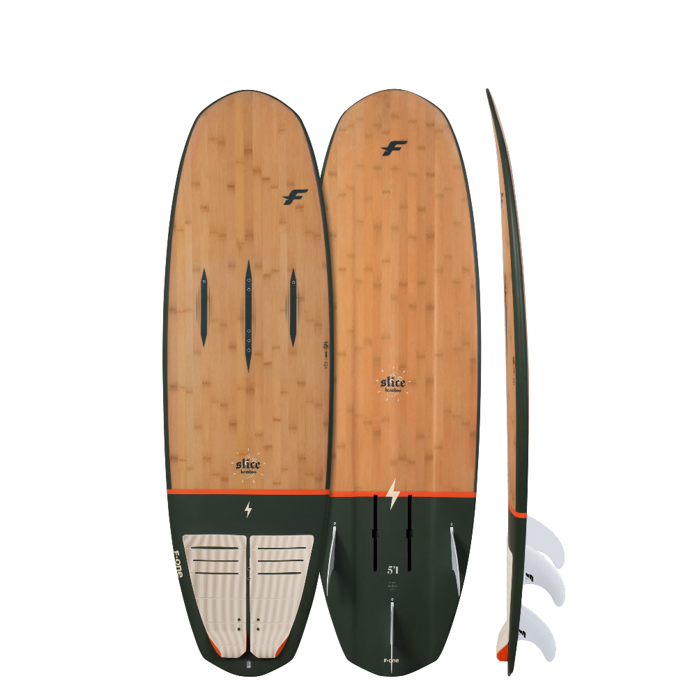 F-One Slice Bamboo Foil Kite Surfboard