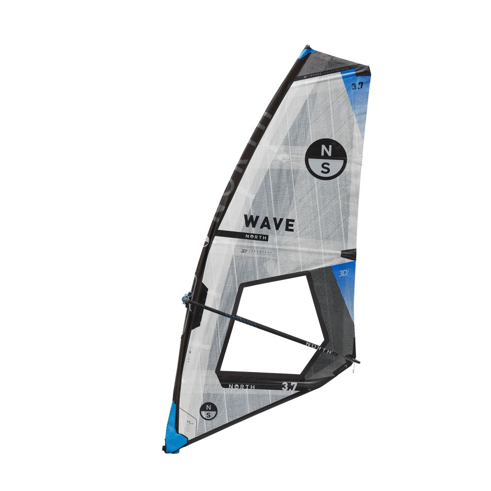 4.7m2 North Wave clear Windsurf Sail 4-2025 4.7m,  A+ Condition