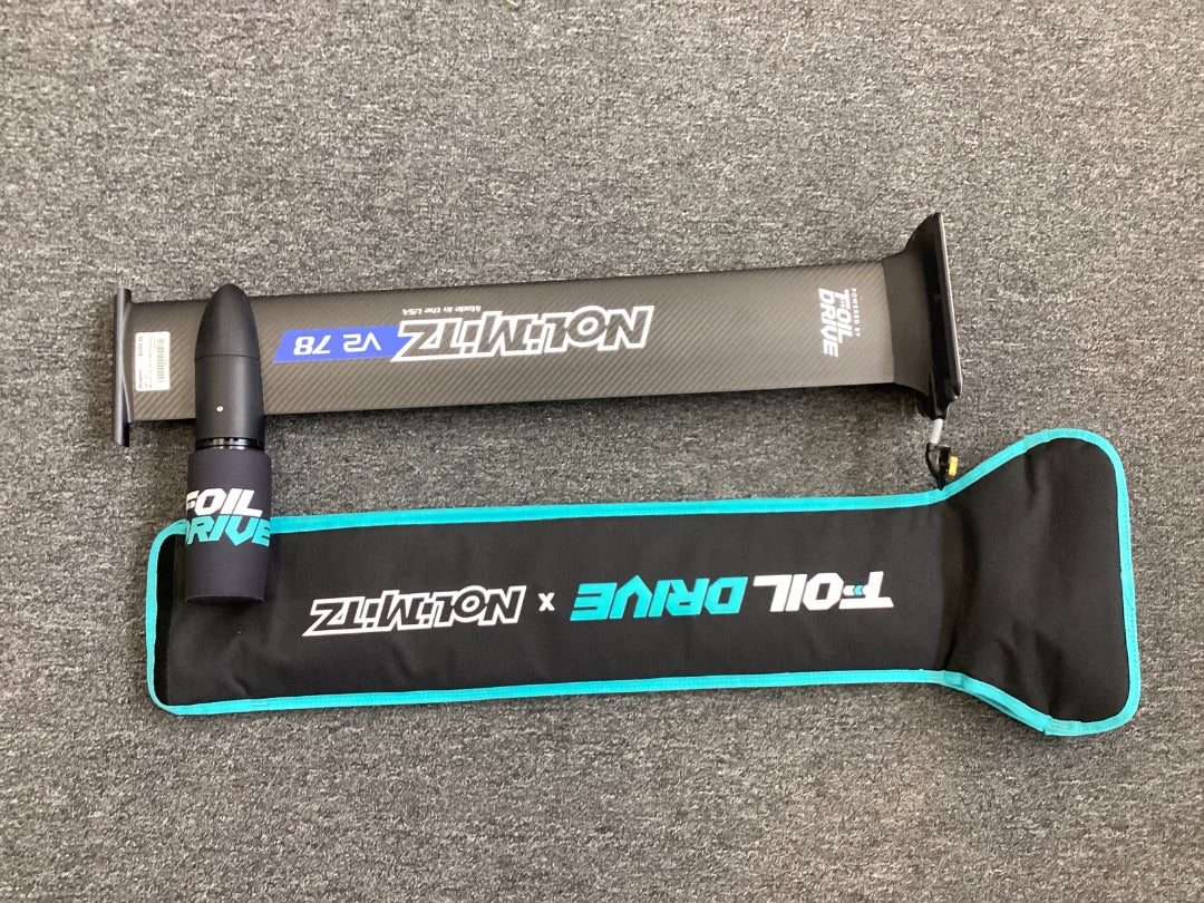 78cm / 27.5" Motor Pod NoLimitz Integrated Foil Drive Max Power Carbon Mast for F-One, 2025 A+ Condition