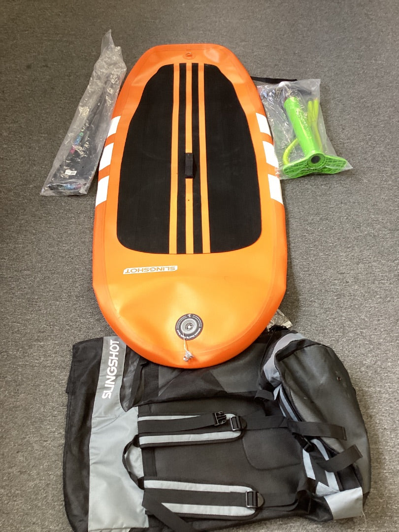 7'-0" x 31.5" Slingshot Tracker 7'-0" Inflatable SUP,  B+ Condition