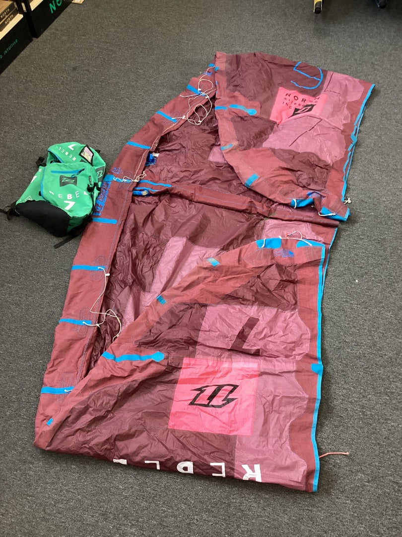 7m2 North Rebel 5-Line Kite, 2017 B Condition