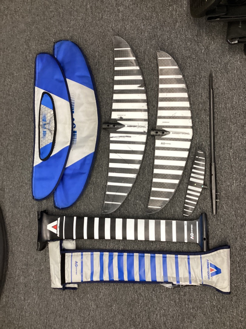 1500 FW, 1250 FW, 205 RW, 85cm Mast Armstrong Complete Carbon Foil,  B Condition