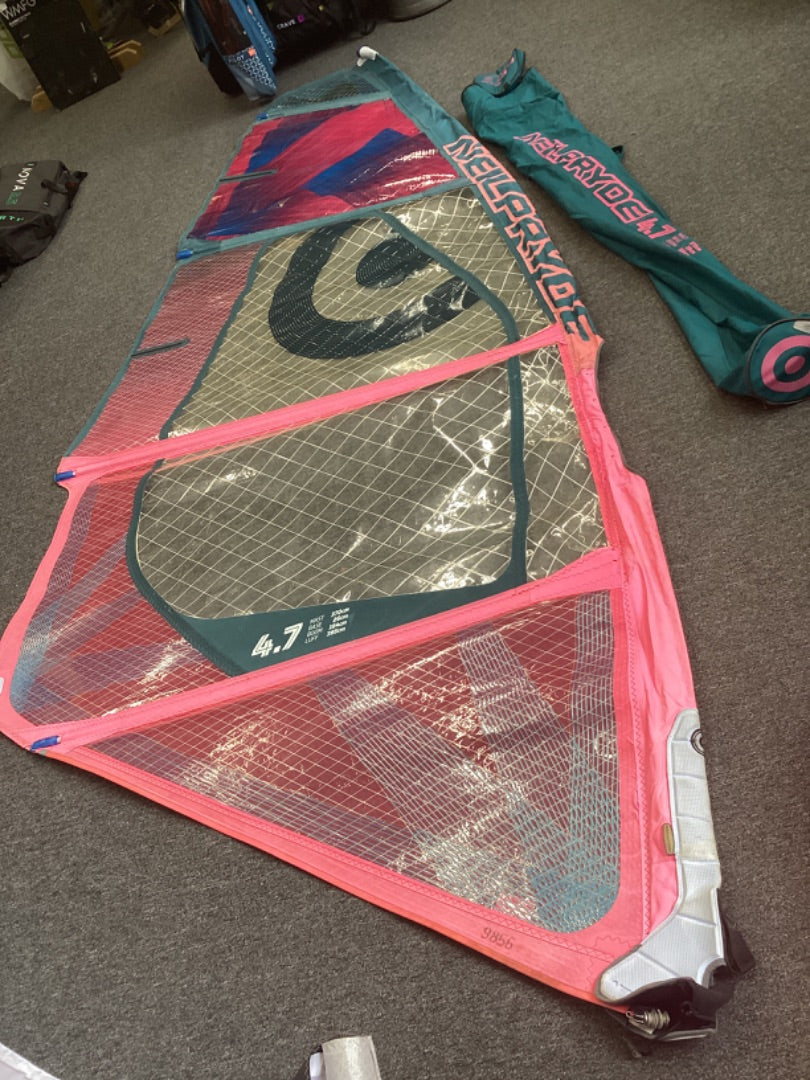 4.7m2 Neil Pryde Used Windsurf Sails, 2018 B- Condition