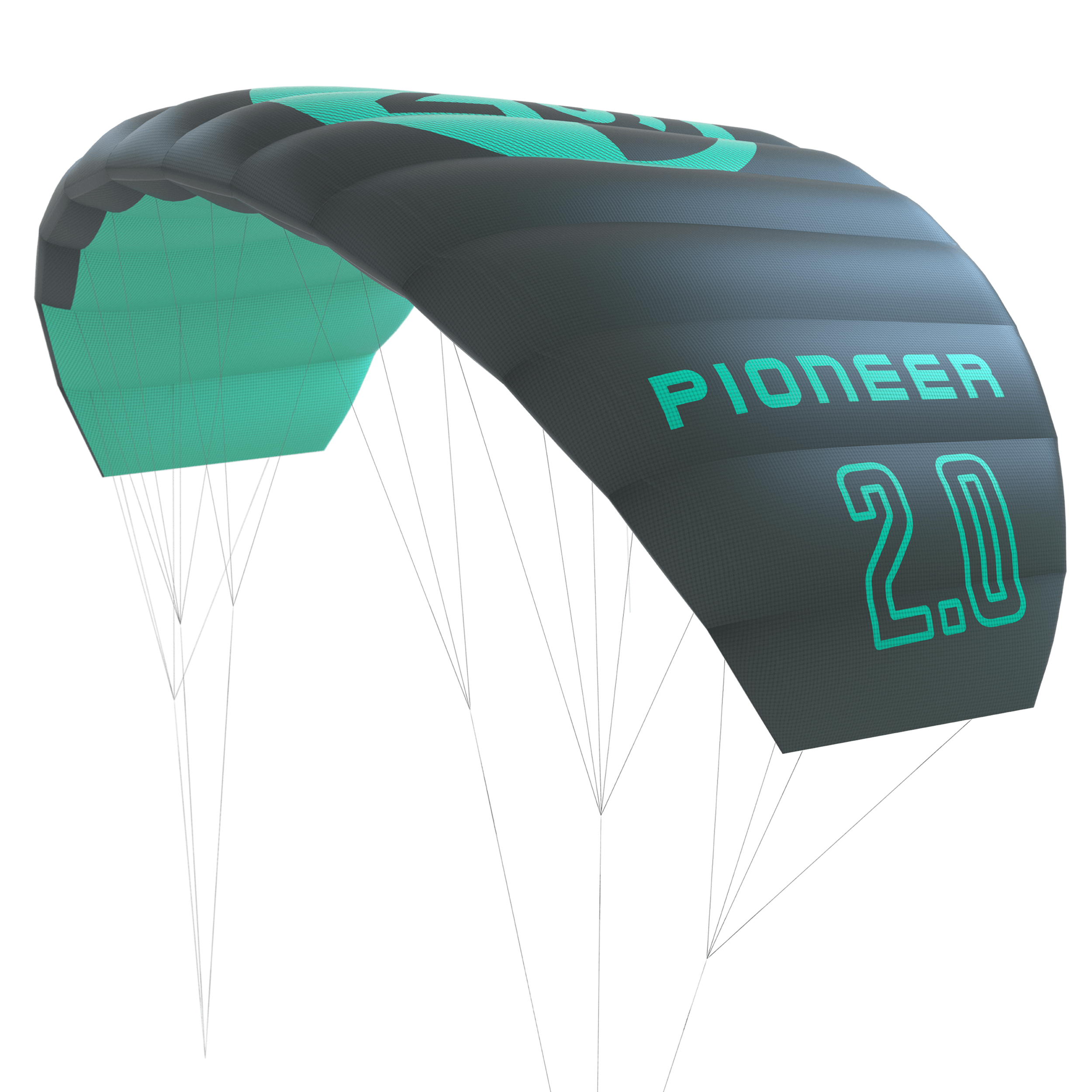 North Pioneer Trainer Kite 2m Green