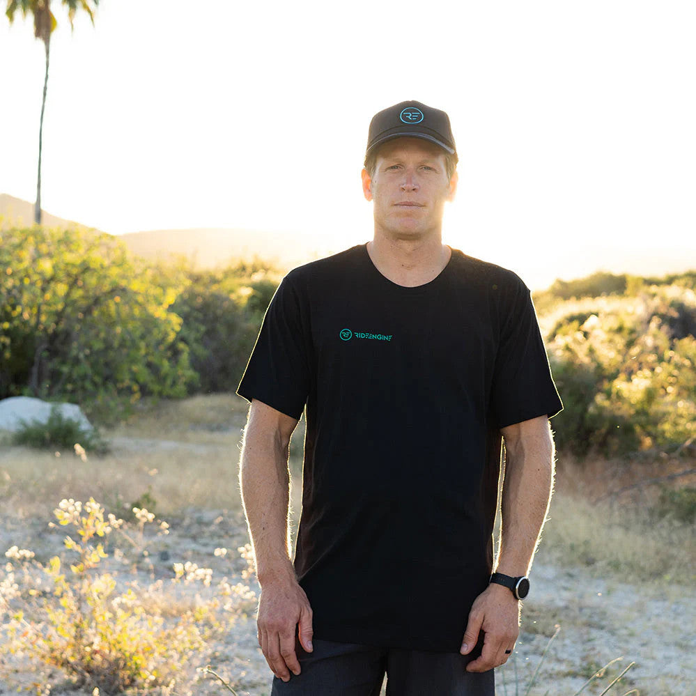 Ride Engine Men's Wordmark T