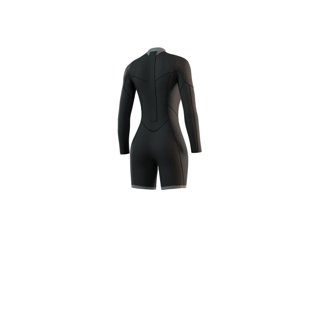 Mystic Brand Longarm Shorty 3/2mm Back Zip Flatlock Women 2025