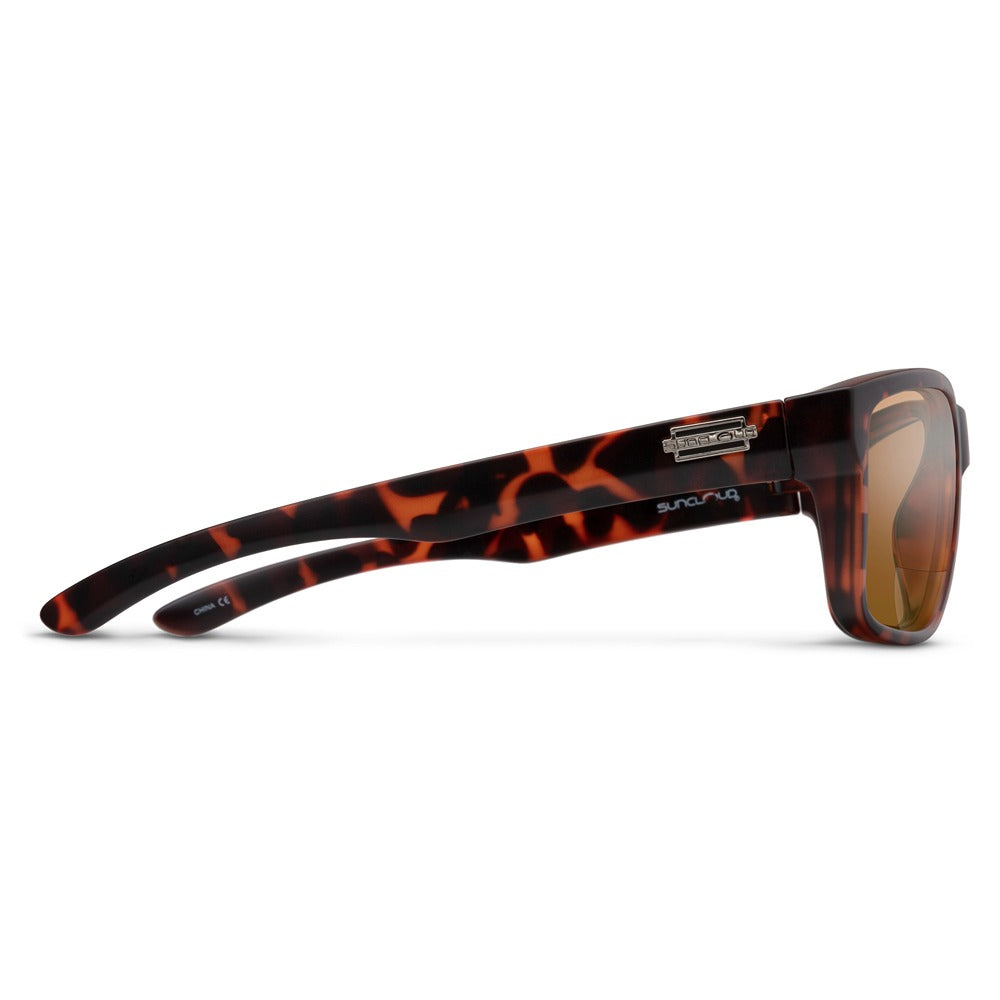 Suncloud Mayor Polarized Sunglasses – Tortoise Frame With Green Mirror Lens, UVA/UVB Protection, Grilamid Frame