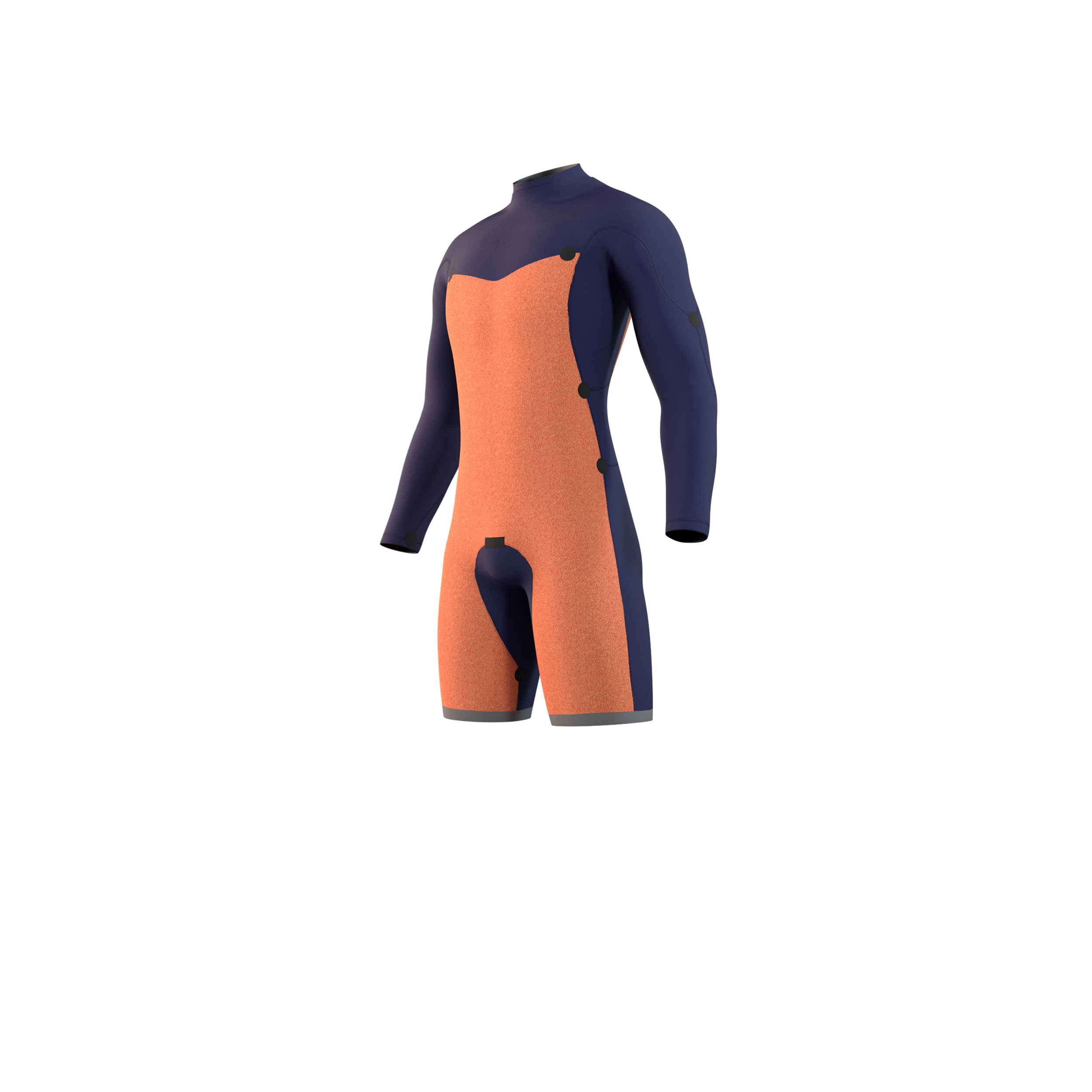 Mystic Star Longarm Shorty 3/2mm Double Front Zip
