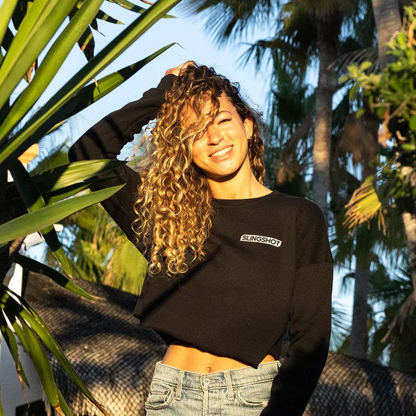 Slingshot Contained Fleece Crop Top