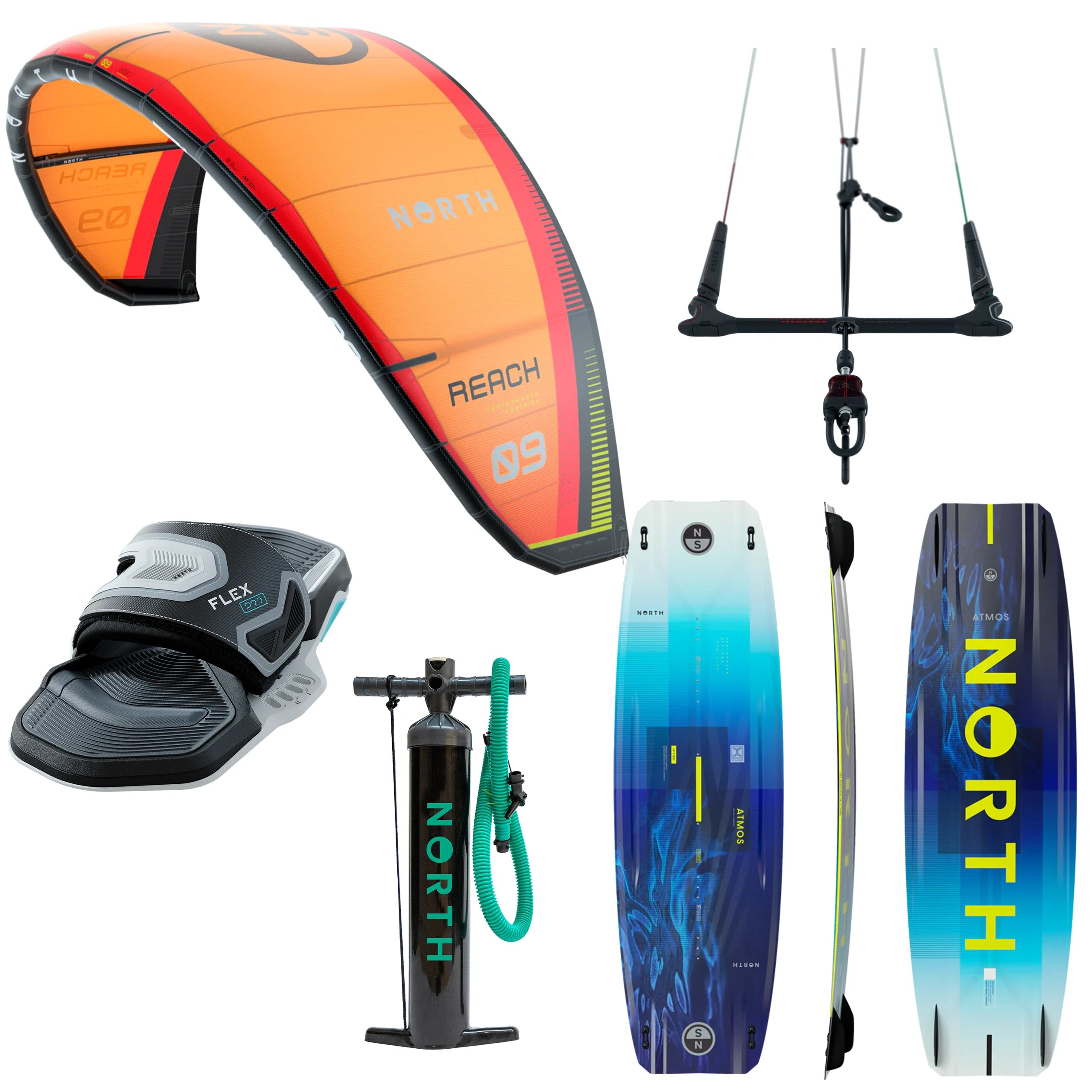 2026 North Reach Freeride Kiteboarding Complete Package