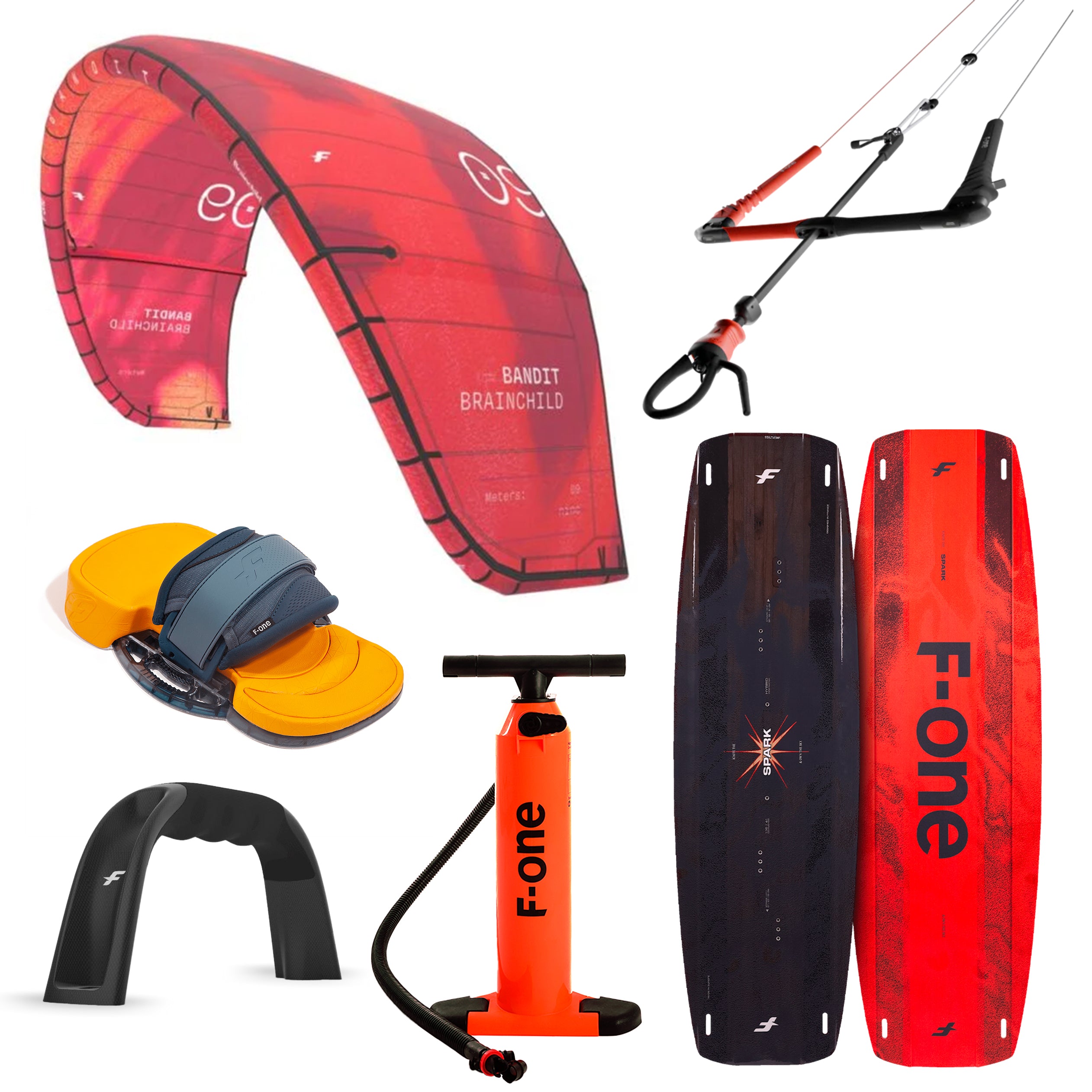 2026 F-One Bandit Brainchild Kiteboarding Premium Package