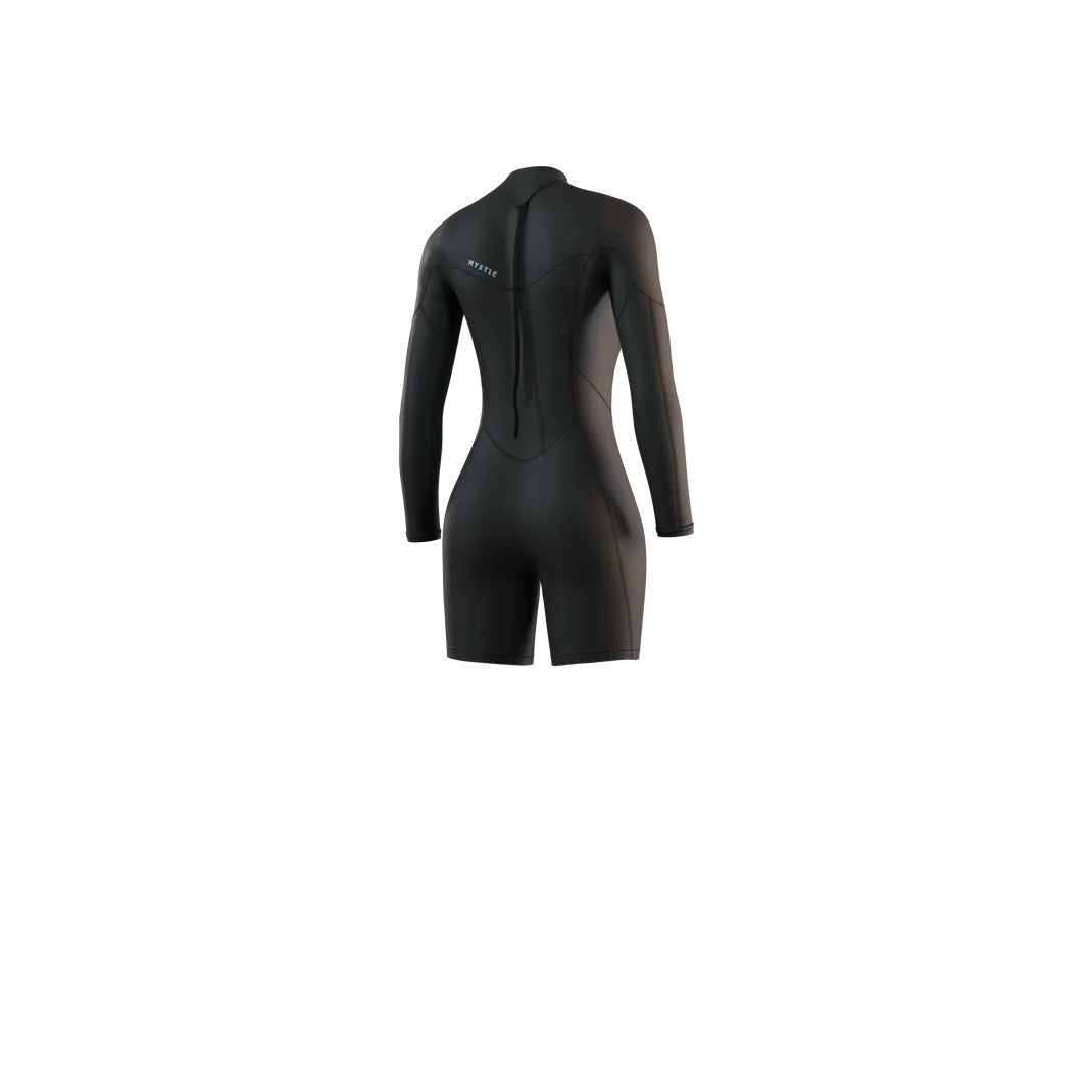 Mystic Brand Longarm Shorty 3/2mm Back Zip Flatlock Women 2025