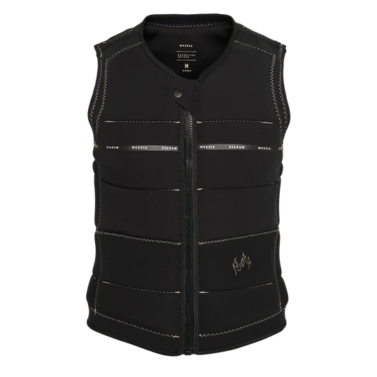 2026 Mystic Raspa Elena Bodi Impact Vest Fzip Wake Women