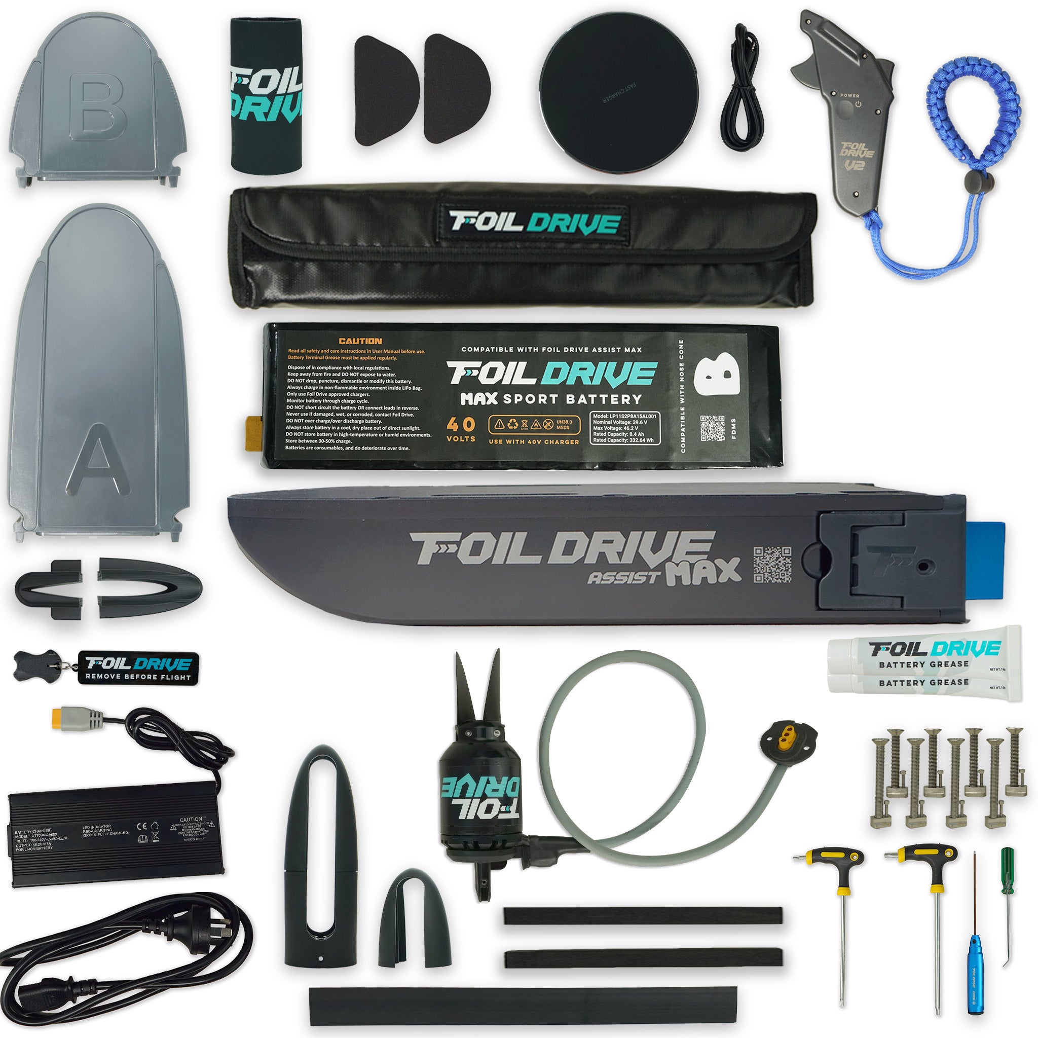 Foil Drive Assist MAX with V2 Motor Complete Kit
