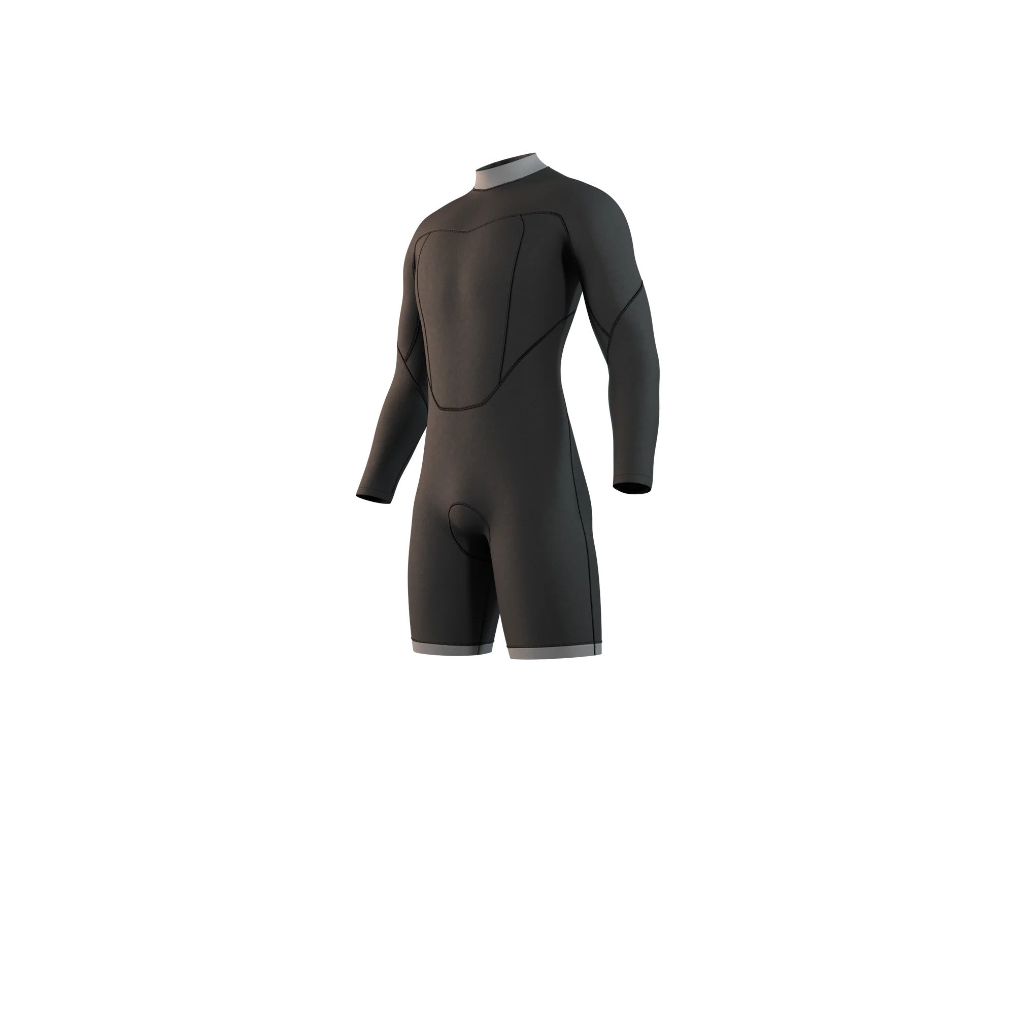 Mystic Brand Longarm Shorty 3/2mm Back Zip Flatlock 2025