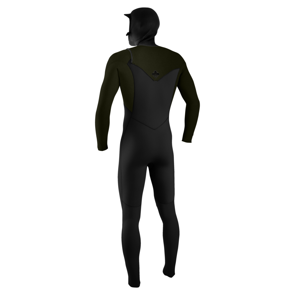 O'Neill Hyperfreak 4/3mm+ Chest Zip Full W/Hood