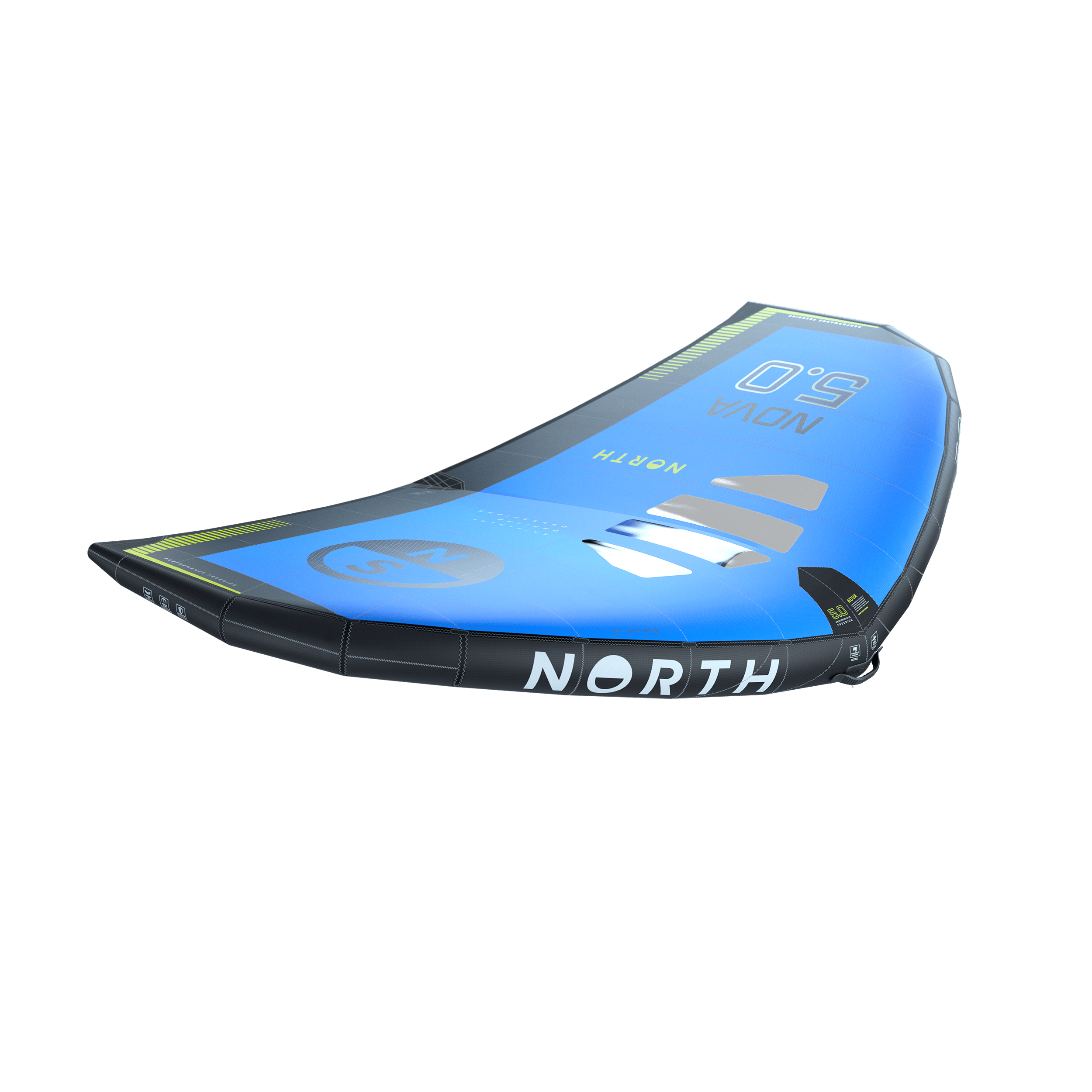 Aile De Wing Foil North Surf Nova Wing 1,9 M², Sunset Yellow 2023, Neuve