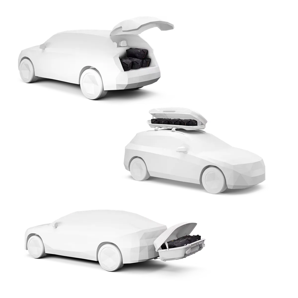 Thule GoPack Duffel 75L Set (4-Pack)