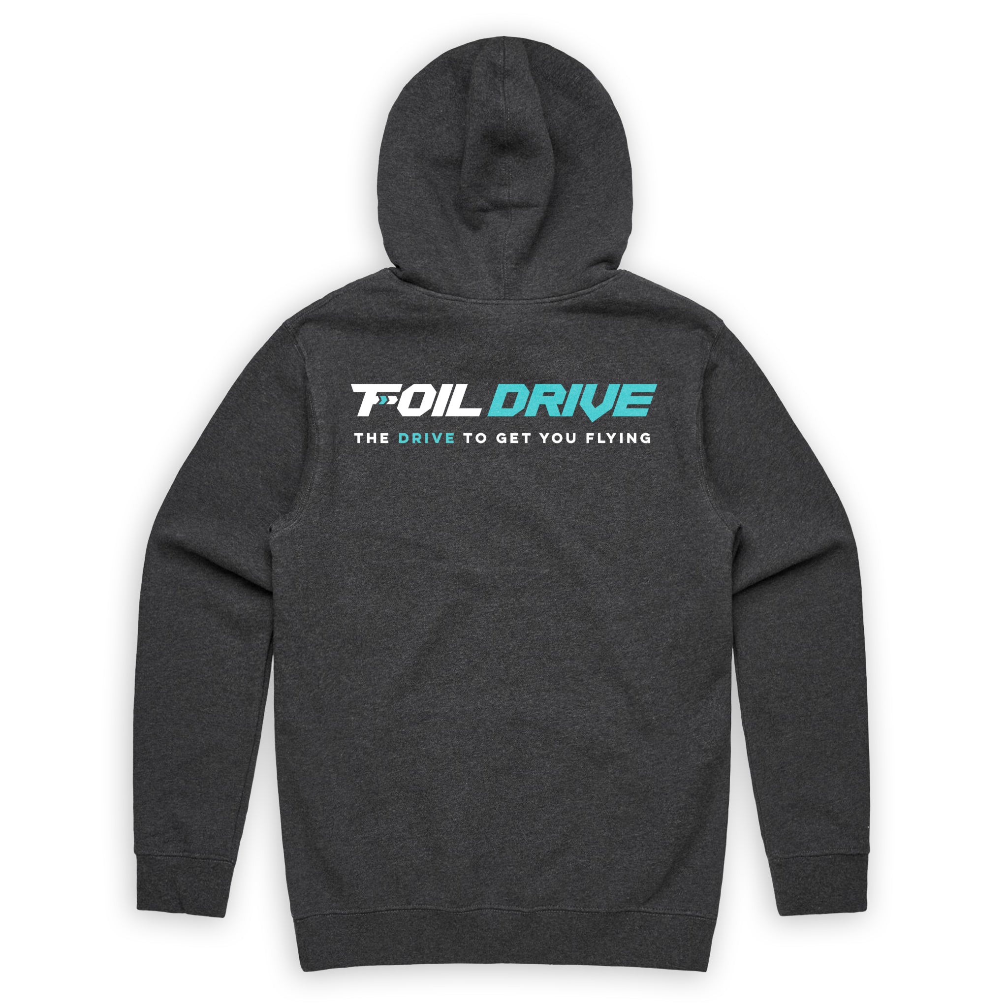 Foil Drive Hoodie Large - Grey Marle