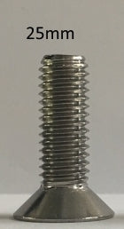 8mm x 25mm Flat Socket Screw
