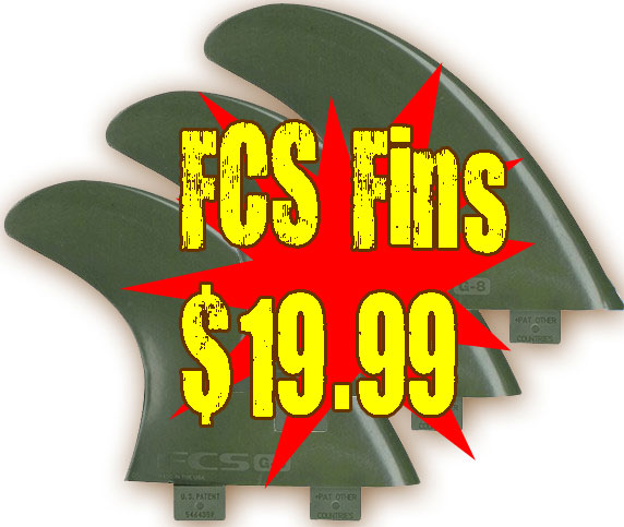 FCS M3 Green Flex Tri Set-SM.