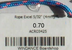 Rope Excel 3/16 Inch [5mm]