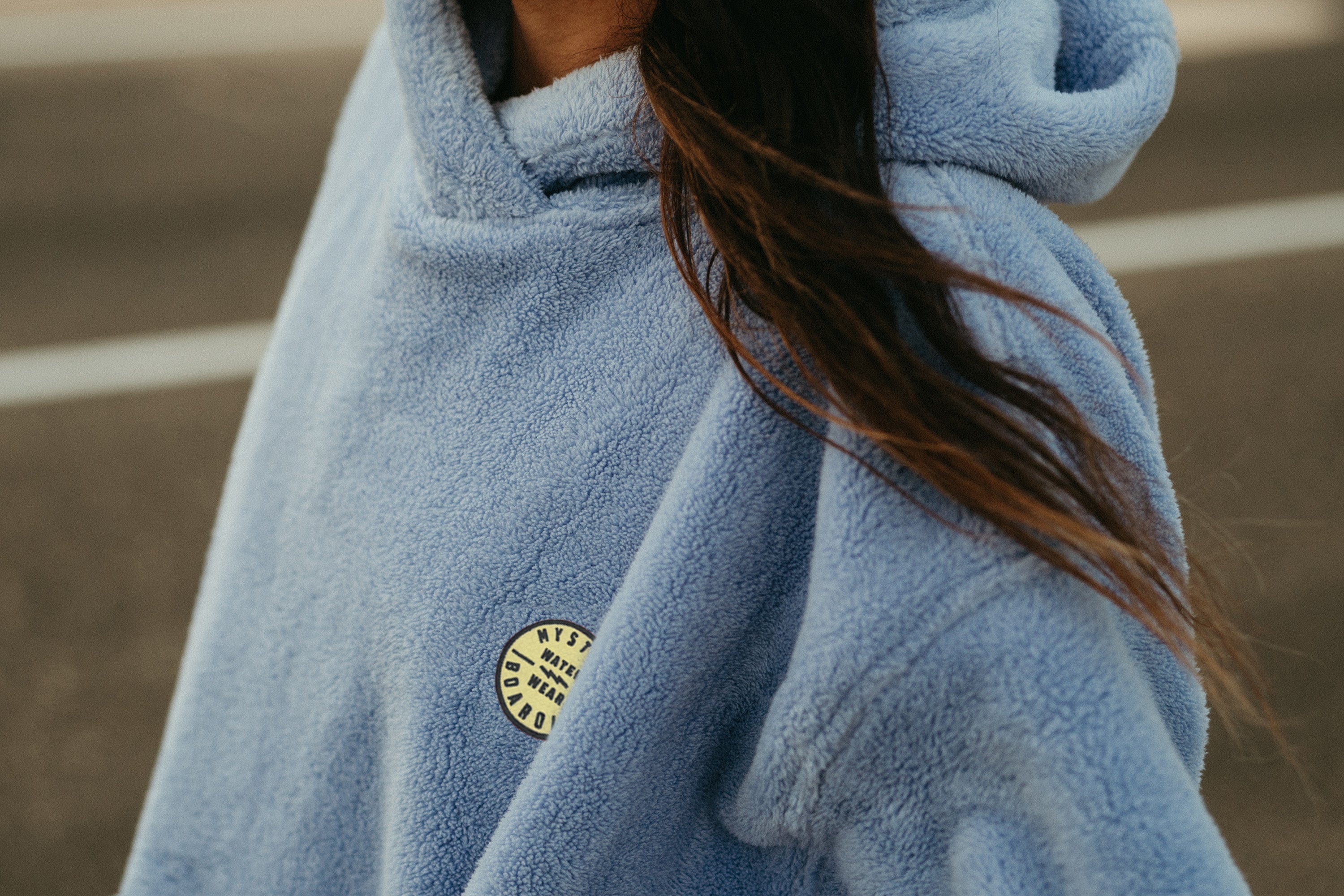 De Witte Lietaer Ganges Teddy Poncho kaki De Witte Lietaer Ganges Teddy Poncho kaki