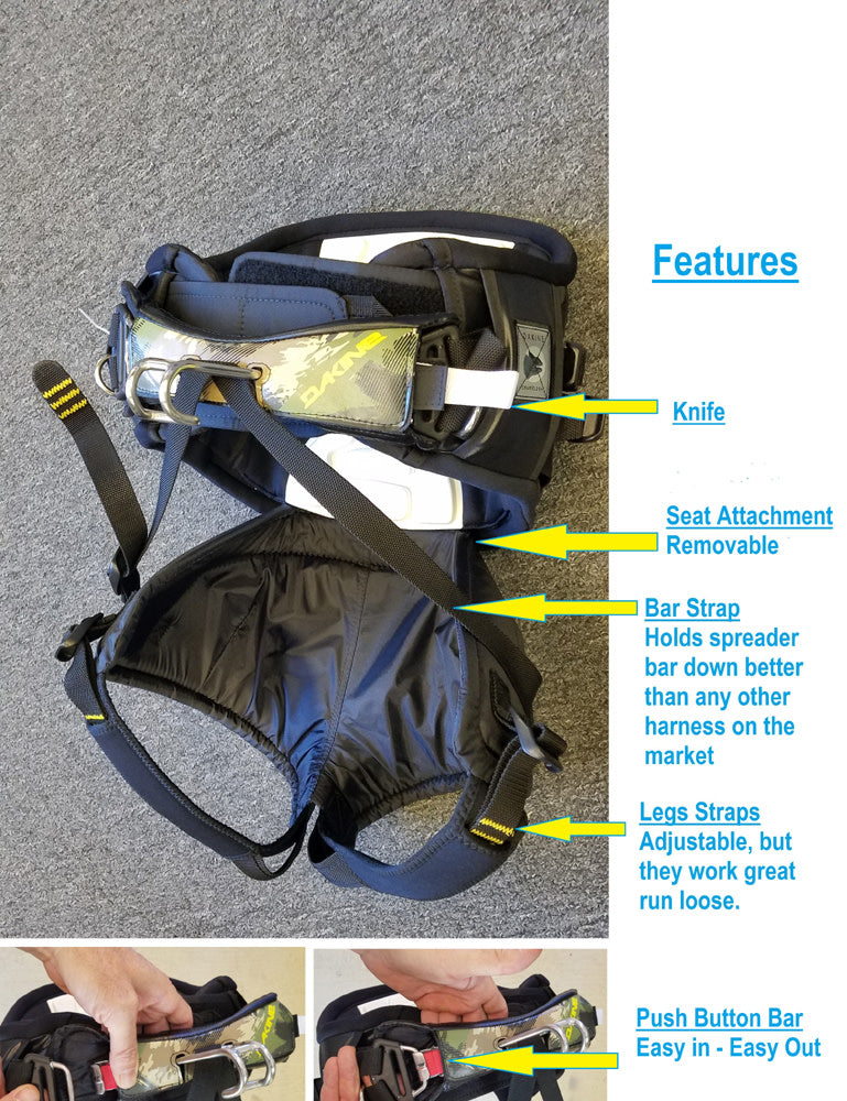 DaKine Chameleon Seat & Waist Harness | Windance