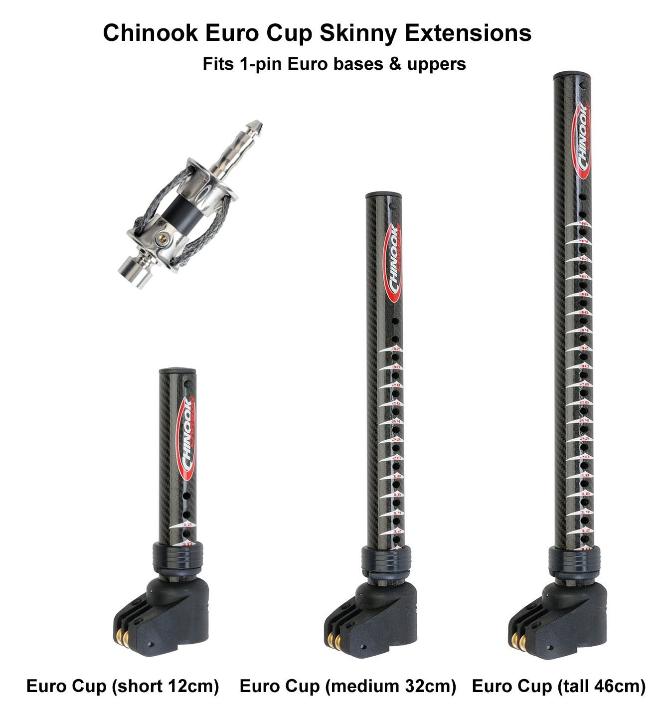 Chinook RDM Carbon Extension  Euro Pin