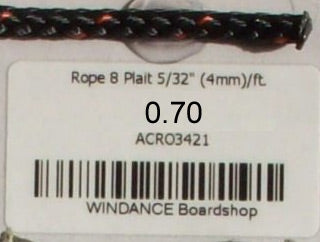 Rope 8 Plait 3/16 Inch [5mm]